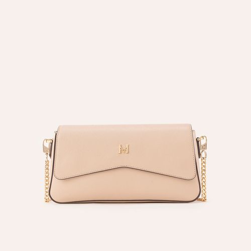Crossbody Bag Big Alma With Chain Beige Siena