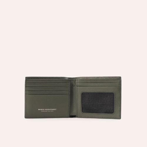 Wallet With Clear Window Verde Atlanta Millenium