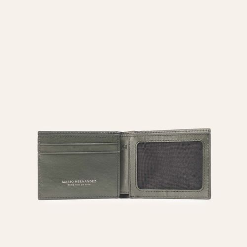 Wallet Slim Horizontal Verde Atlanta Millenium