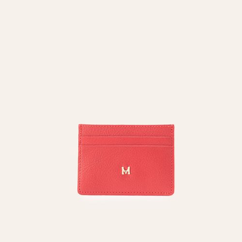 Card Holder Plain Rojo Gris Sur