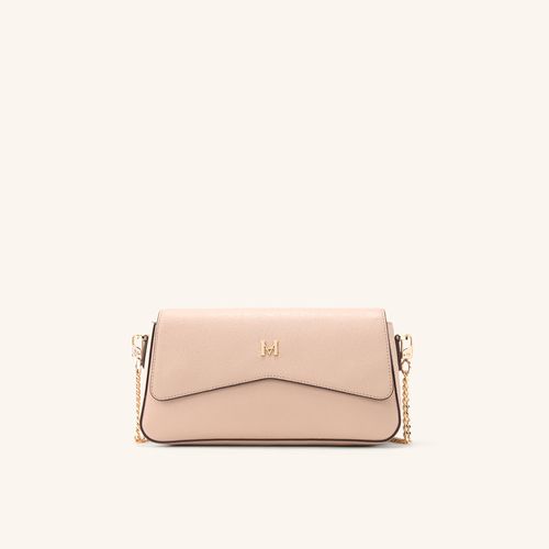 Crossbody Bag Big Alma With Chain Beige Siena