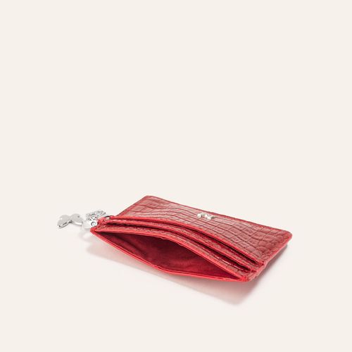 Card Holder Plain Rojo Mérida