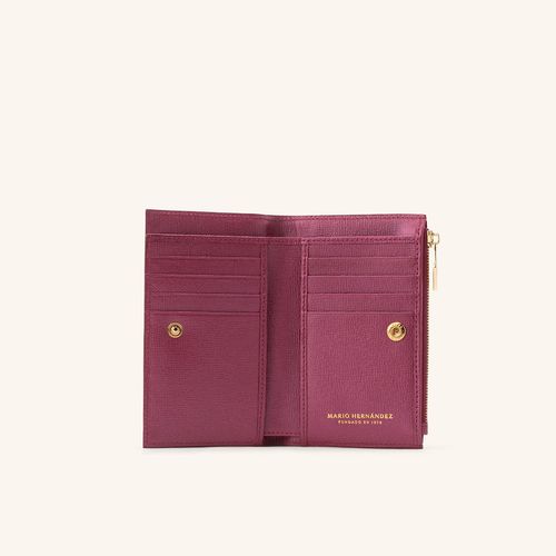 Wallet Denise Arándano Metalizado Fontana