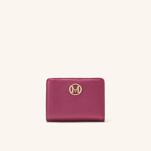 Wallet Medium Marsella Arándano Metalizado Fontana