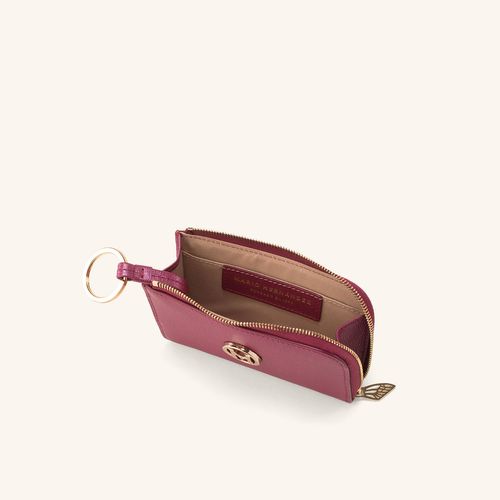 Coin Purse Simple Maral Arándano Metalizado Fontana