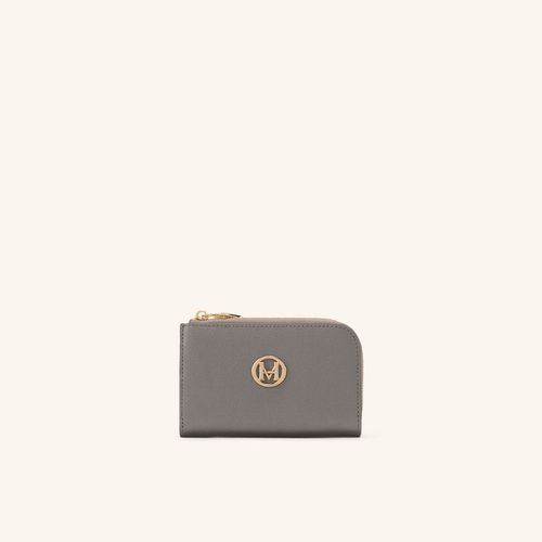 Coin Purse Simple Maral Plateado Metalizado Fontana