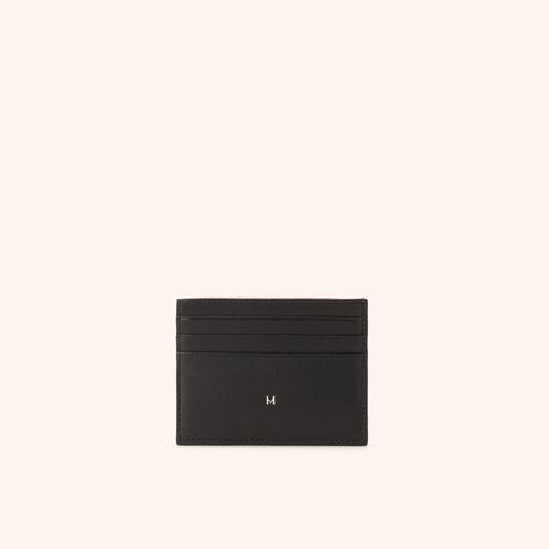 Card Holder Plain 7Cc Negro Rojo Castellano