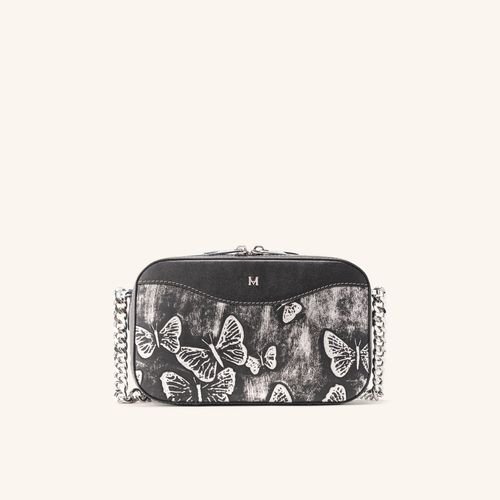 Crossbody Bag Mara Platino Mariposas