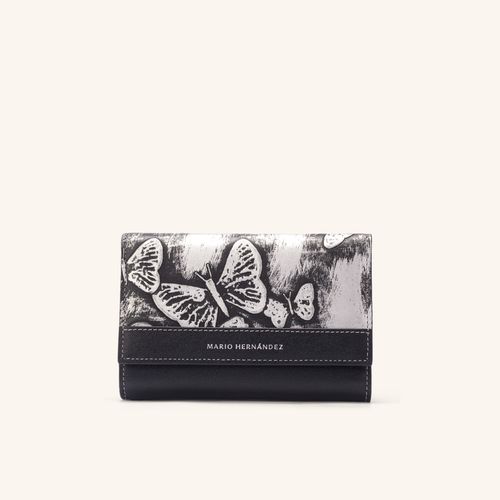 Wallet Tessa Platino Mariposas