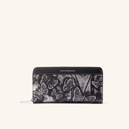 Wallet Carla Platino Mariposas