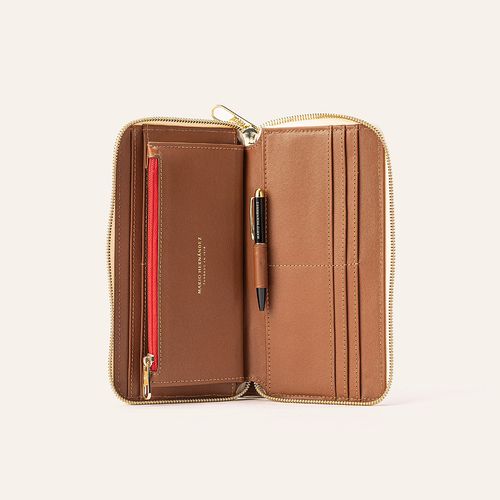 Wallet Carla Simple Beige Primario Básico