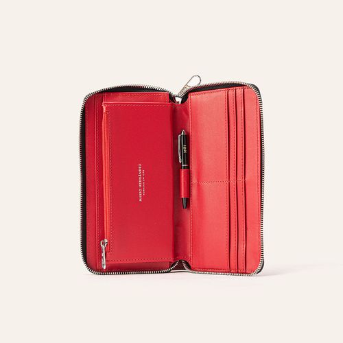 Wallet Carla Simple Ébano Primario Básico