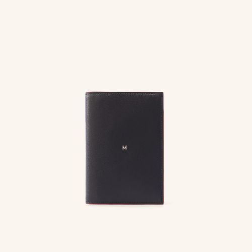 Passport Holder Simple Negro Castellano