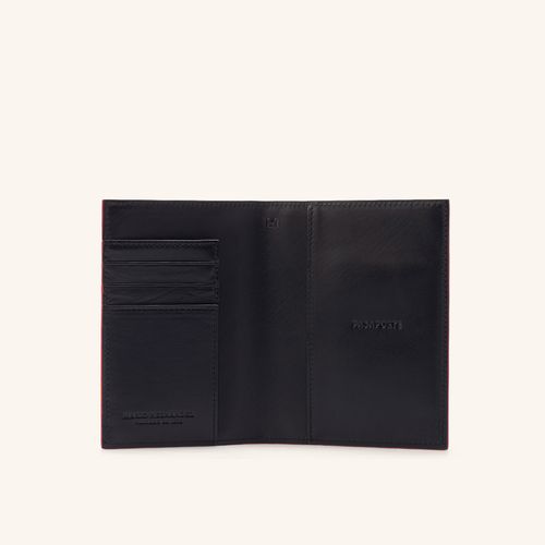 Passport Holder Simple Negro Castellano