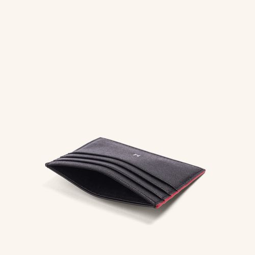 Card Holder Plain 7cc Negro Castellano