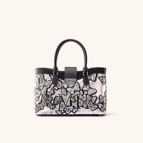 Tote Bag Carlota Platino Mariposas