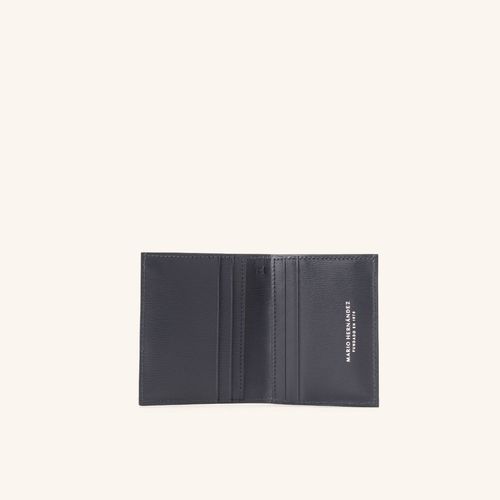 Card Holder Plain With Bill Compartment Azul Royal Millenium