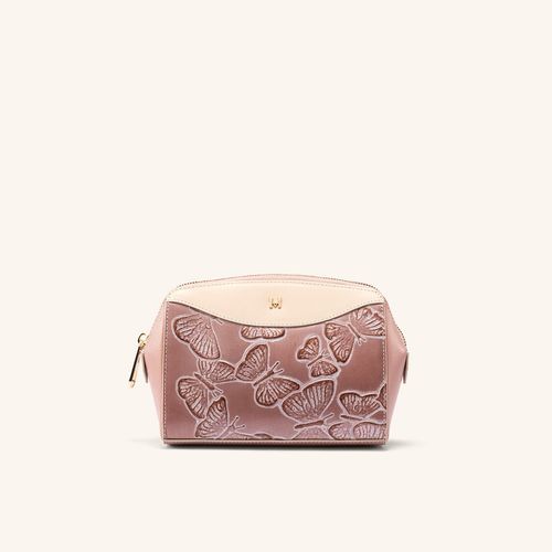 Makeup Bag Medium Mila Blush Mariposas