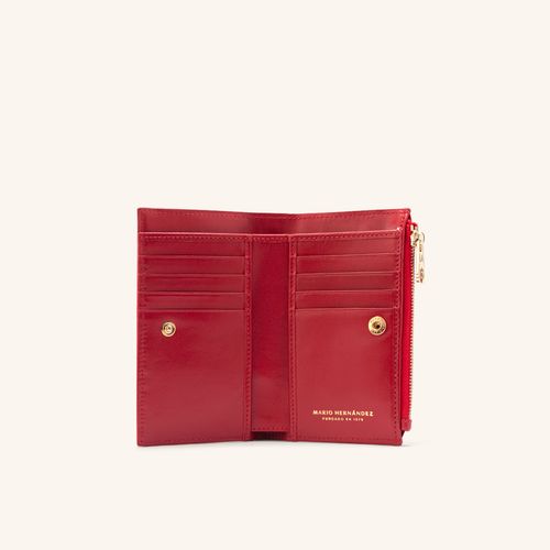 Wallet Denise Coral Rojo Granate