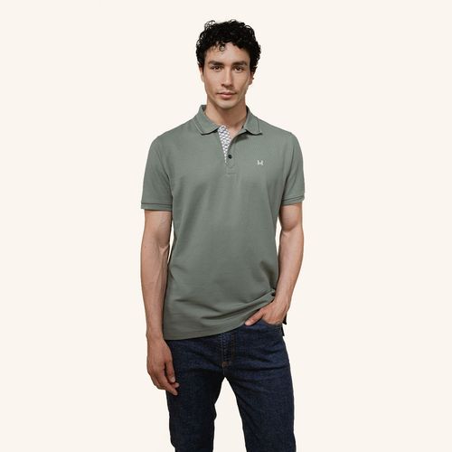 T Shirt Polo Emblema Cipres Tierra Arriba