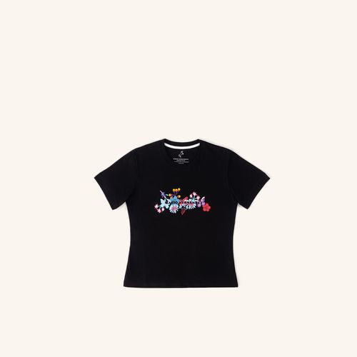 T Shirt Vuelo Negro Tierra Arriba