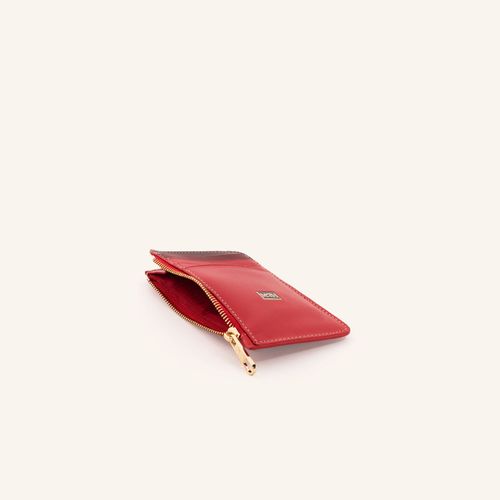 Card Holder 8 Cards With Zip Rojo Collorfull